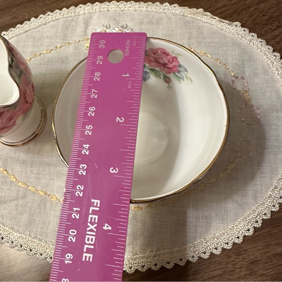 Royal Standard Rose of Sharon Creamer and Sugar Bowl Bone China Set - England - Picture 9 of 10